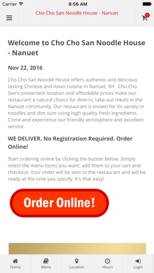 Cho Cho San Noodle House(圖1)-速報App