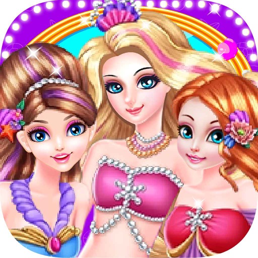 美人鱼三姐妹-美少女换装儿童游戏免费 icon