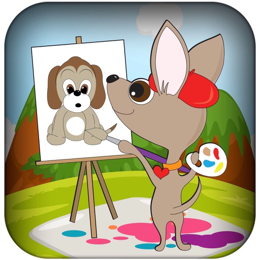 Paint Your Virtual Pet - Draw Fun Art With Your Baby Puppy FREE