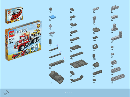Red Truck Mk2 for LEGO - Building Instructions screenshot 2