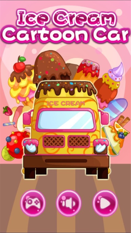 Ice Cream Cartoon Car - Design your dream car