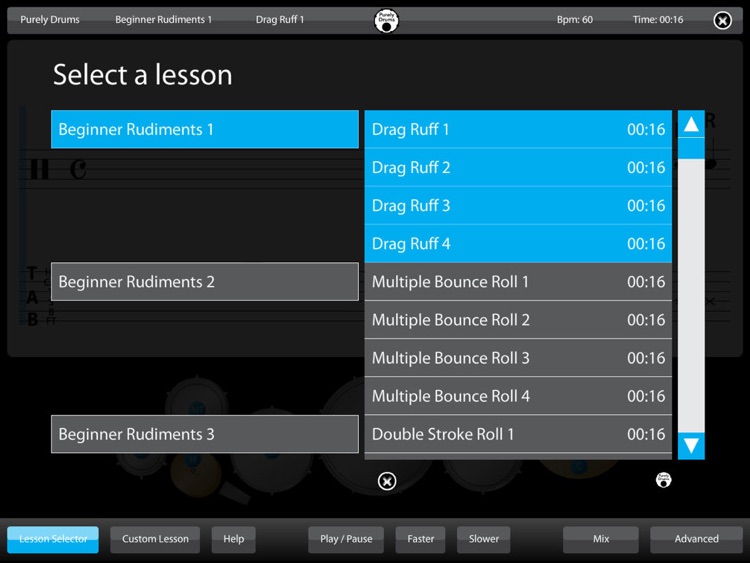 Learn & Practice Drums Music Lessons Exercises screenshot-3