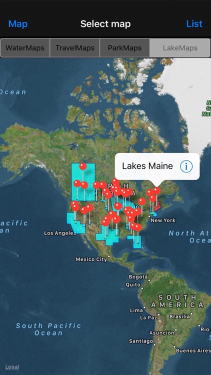 FlyToMap All in One GPS maps marine lakes parks screenshot-0