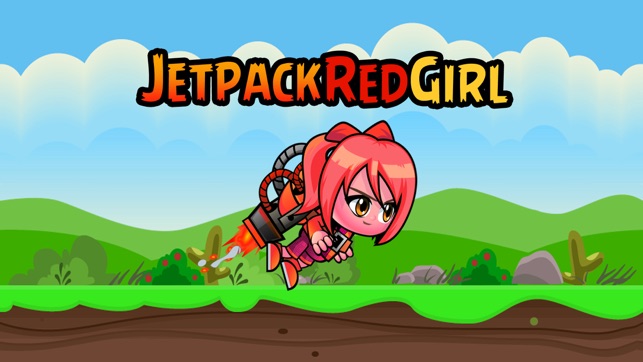 Jetpack Red Girl