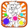 Draw Lion Adventure Amazing Coloring Book Game