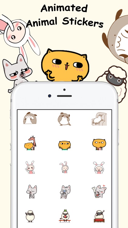 Animal Animated Sticker Pack