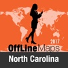 North Carolina Offline Map and Travel Trip Guide