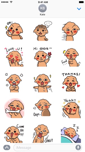 Adorkable Puppy − NHH Stickers(圖3)-速報App