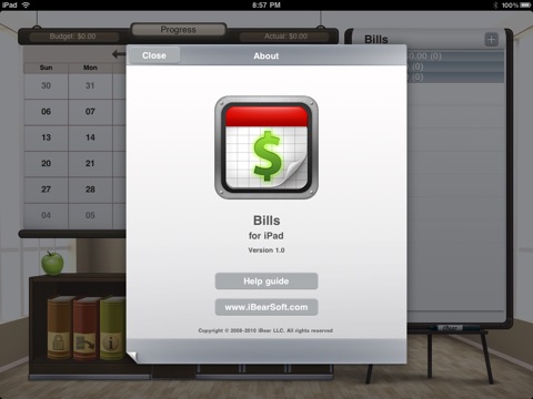 Bills for iPad screenshot 4