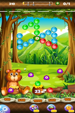 A Adorable Fuzzy Honey Bear Bubble Blaster screenshot 3