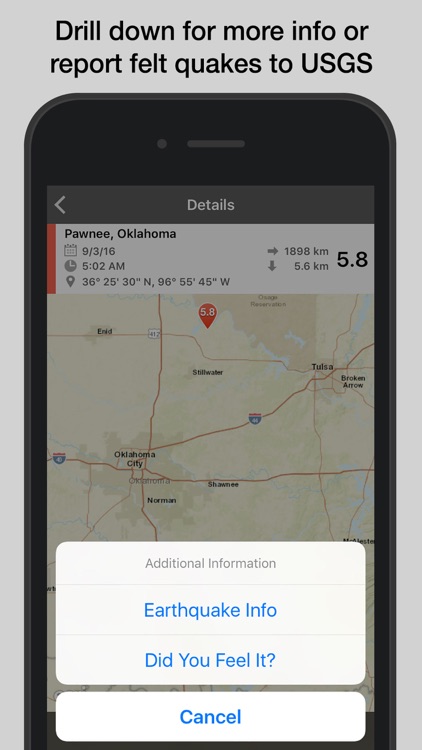 QuakeFeed Earthquake Map, Alerts, and News screenshot-4