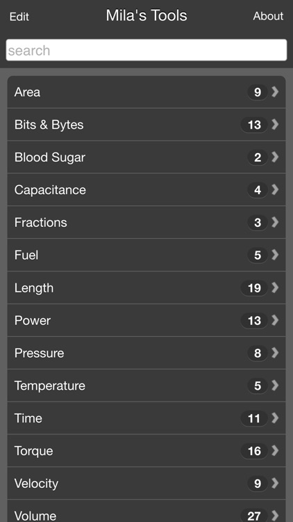 Mila's Tools Unit Converter