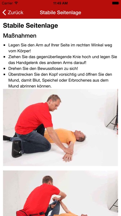 Erste Hilfe - Rotes Kreuz