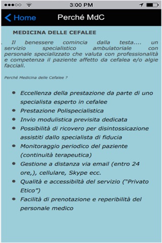 Medicina delle Cefalee screenshot 2