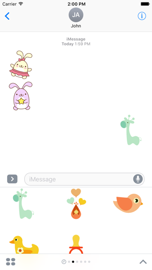 Cute Stickers for iMessage(圖2)-速報App