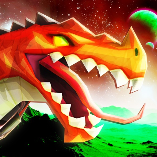 Red Fire Ball Dragon Galaxy Fighter - FREE - Endless Runner Game iOS App