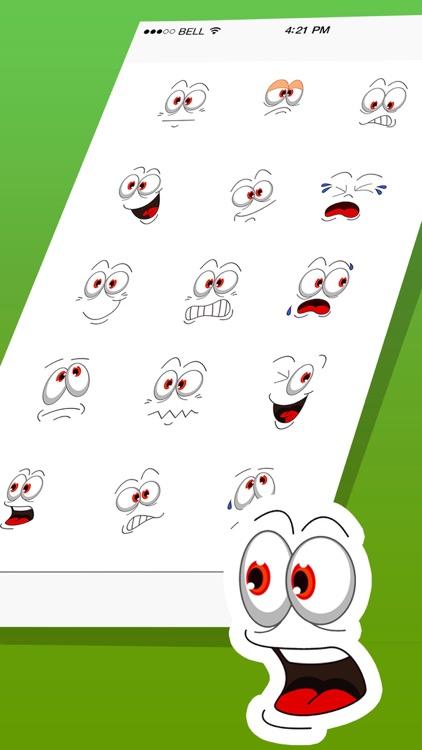 Cute Eyes Expressions Emoji Stickers