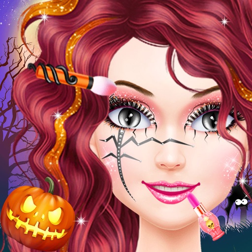 Scary Halloween Makeover Icon