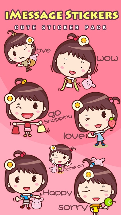 Yolk Girl - Cute Stickers by NICE Sticker