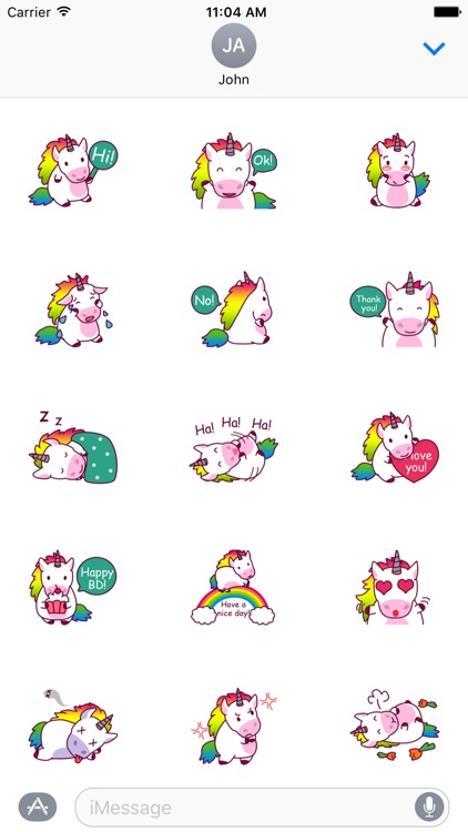 Rainbow Unicorn Cute Sticker