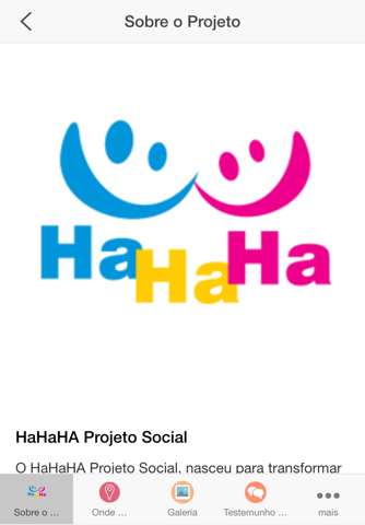 HaHaha Projeto Social screenshot 2