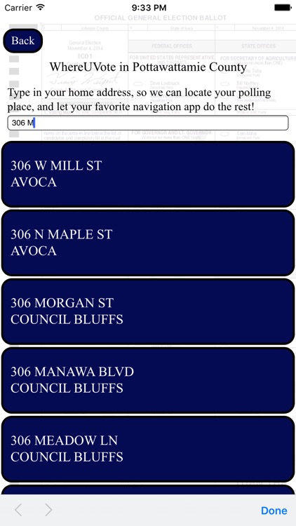 WhereUVote IA - Pottawattamie screenshot-3