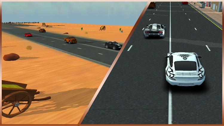 Drift Racing in Car - Traffic Tour on Asphalt Road screenshot-4