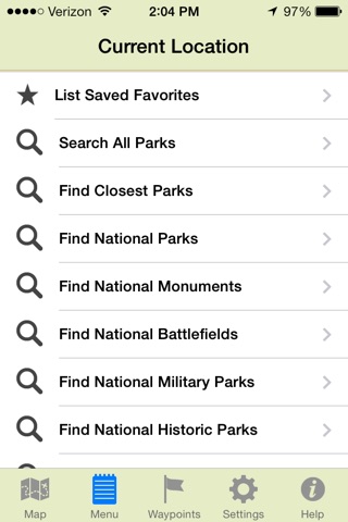 GPS National Parks USA screenshot 4