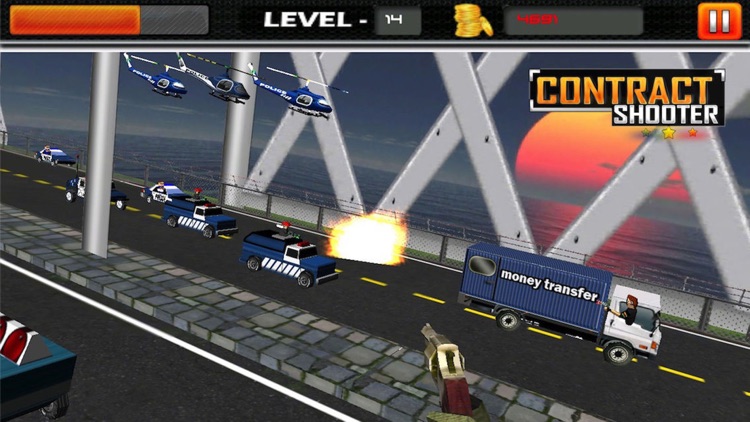 Contract Shooter -Free 3D Shooting and Racing Game screenshot-4