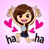 Cheerful Brunette - LOL Stickers Pack