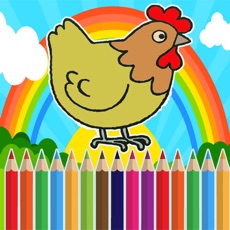 Activities of Farm Coloring Touch To Color and Preschool
