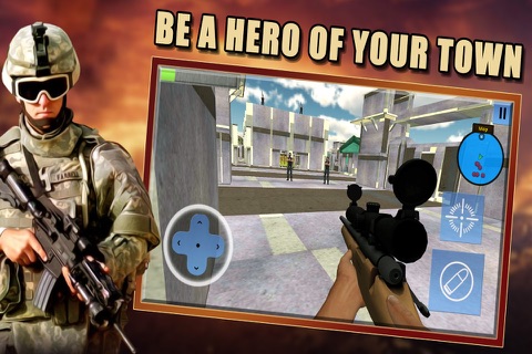Elite War Hero – Shoot the terrorists and be a real sniper in this free 3D game screenshot 2