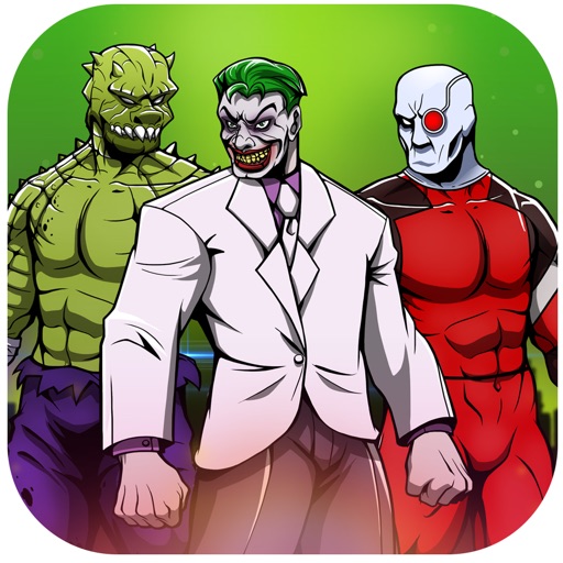 Create Your Squad Villains - Own Comics Suicide iOS App