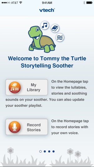 Tommy the Turtle Storytelling Soother (C