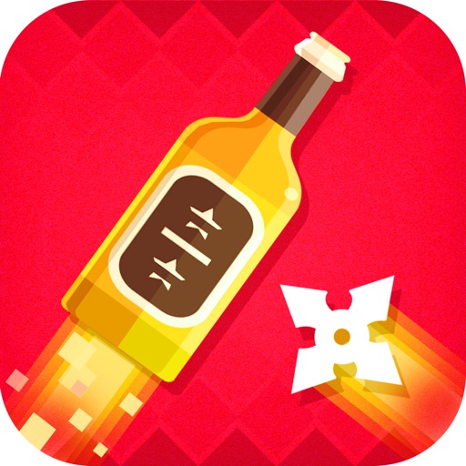 Breaking Bottles Masters - Ninja Shuriken 2K16 iOS App