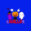 Cute Ghost For Halloween Stickers