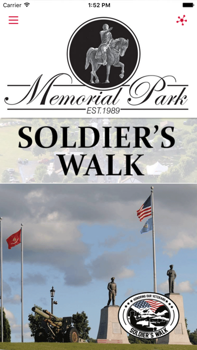 How to cancel & delete Soldier's Walk Memorial Park from iphone & ipad 1