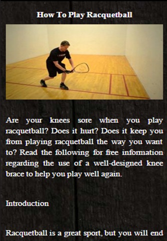 How To Play Racquetball screenshot 3