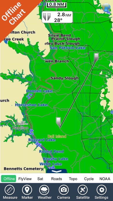 Toledo Bend Texas HD - GPS chart Navigator screenshot 3