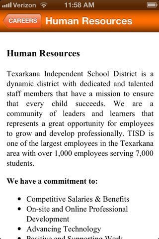 Texarkana ISD screenshot 4