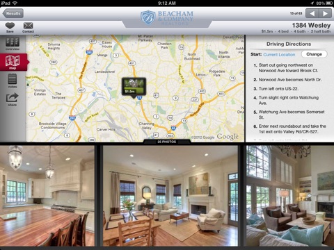 Beacham & Company Realtors for iPad screenshot 3