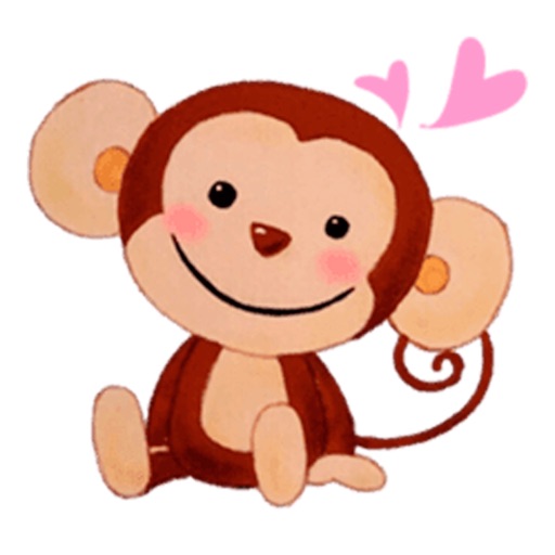 Cute Little Monkey Stickers! Lovely Pack! icon