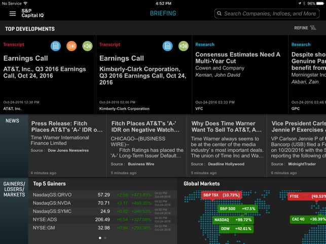 S&P Capital IQ for Tablets(圖1)-速報App