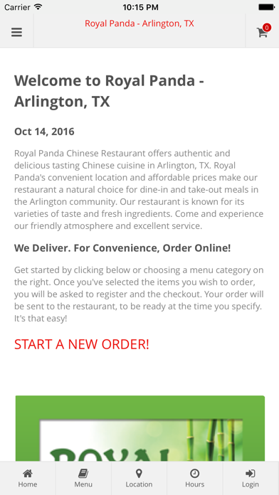 How to cancel & delete Royal Panda - Arlington, TX from iphone & ipad 1