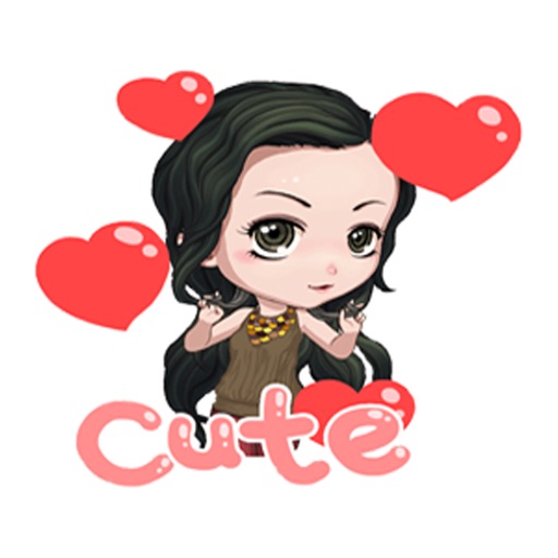 Cute Girl - TKS Sticker icon