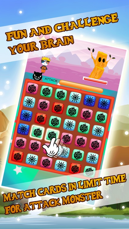 Monsters Balls Color Matching Game  " for Naruto "