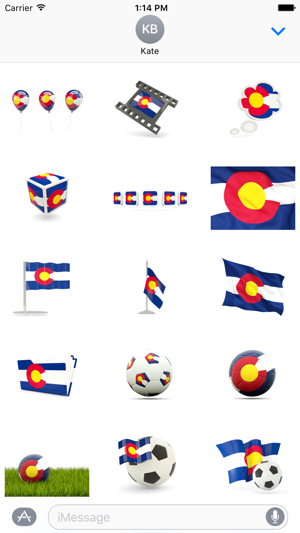 Colorado Flag Stickers(圖1)-速報App