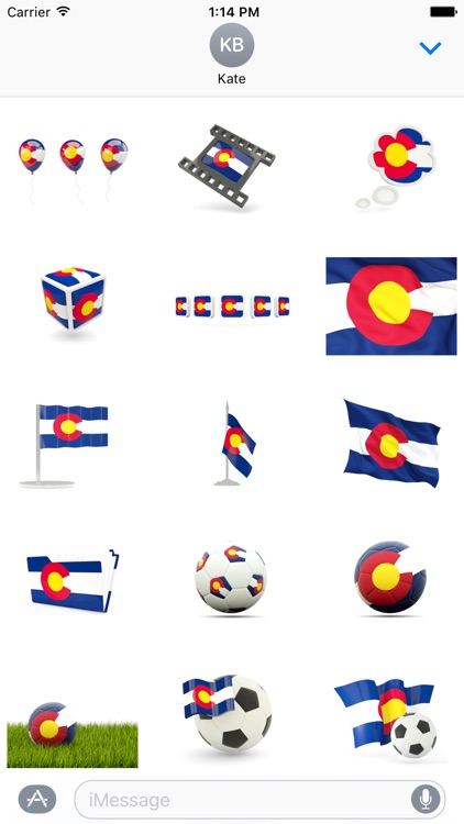 Colorado Flag Stickers