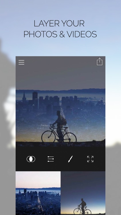 Fused Photo Editor & Double Exposure Video Blender screenshot-0