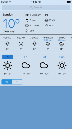 Weathr - Direct weather forecast(圖3)-速報App